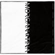 Load image into Gallery viewer, Morgan&Tina's black and white bath towel design.