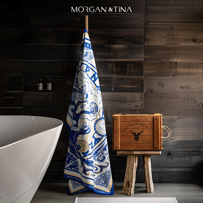 Artistic Bath Towel - Morgan&Tina‘s World Tree